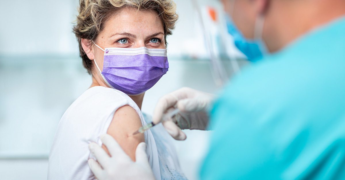 Person Getting Vaccinated