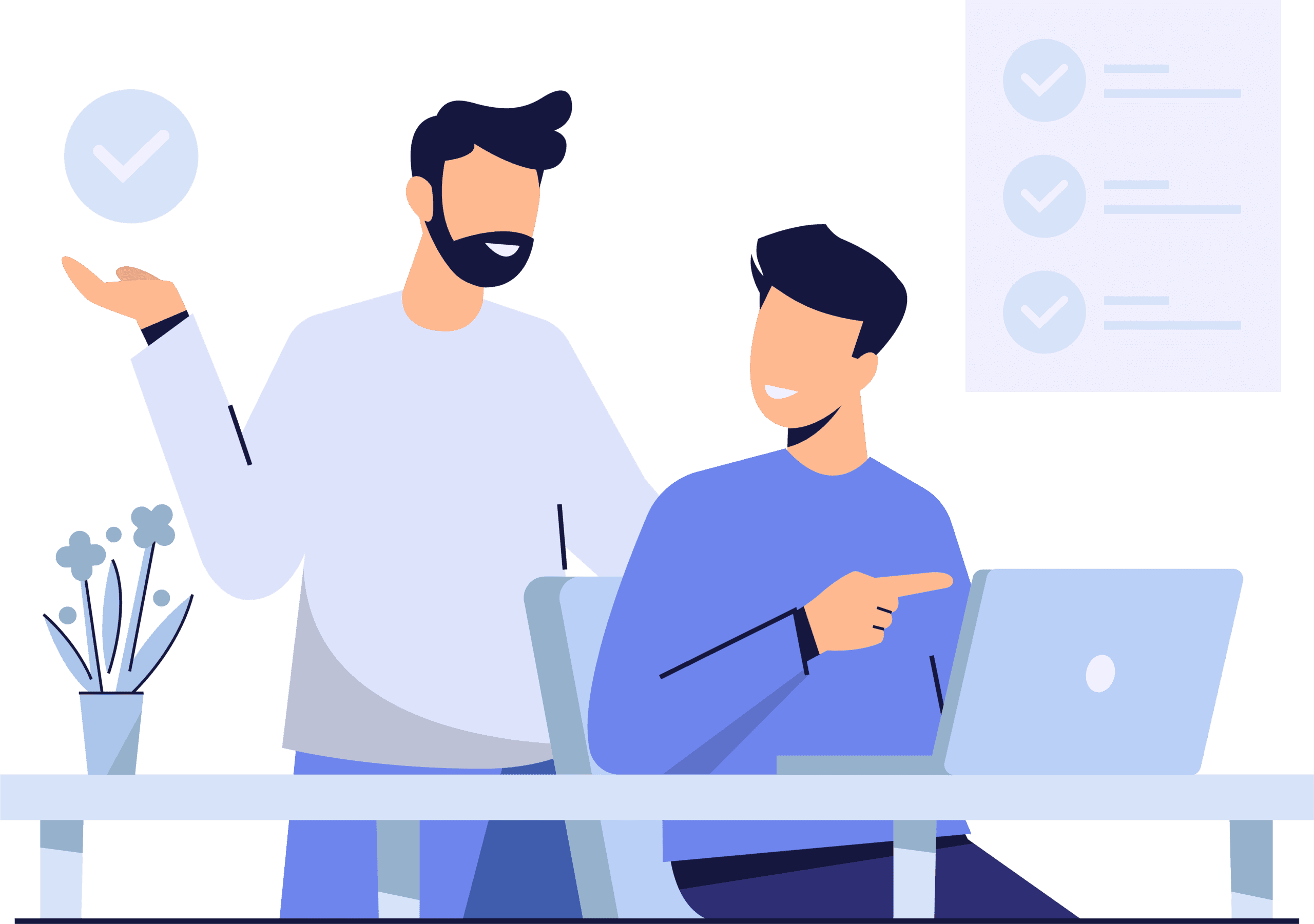 Business Teamwork & Office Illustration 22